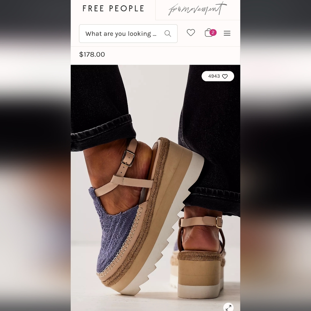 Free People Mornings In Mykonos Platform Wedge Sandals